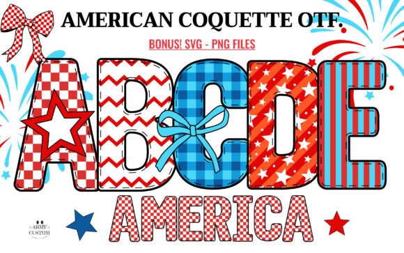 American Coquette: Your Go-To Font for Patriotic Branding