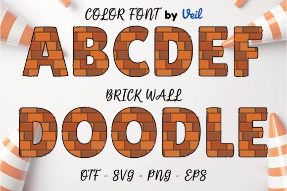 Brick Wall Font: A Playful Asset for Creative Projects