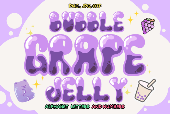 Bubble Grape Jelly: A Playful Handwritten Typeface