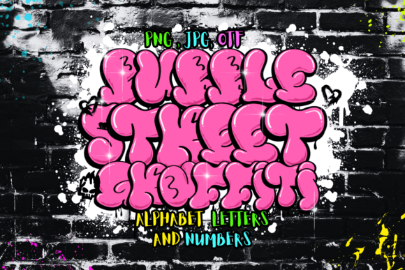 Bubble Street Graffiti: A Font That Brings the Party