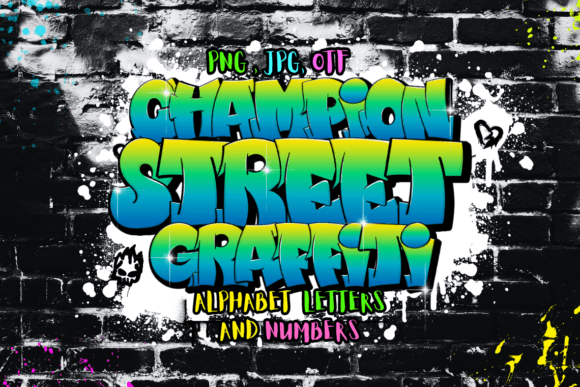 Champion Street Graffiti: A Bold Typeface for Modern Design