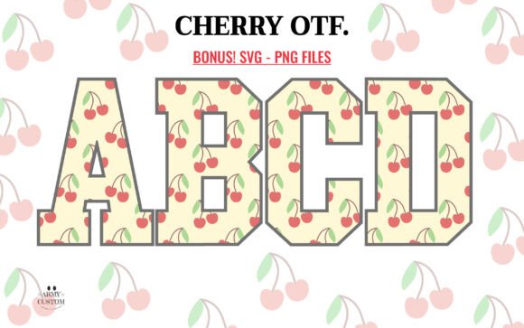 Cherry Font: Weaving Patriotism into Modern Design