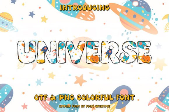 Exploring Universe: A Color Font for Modern Design