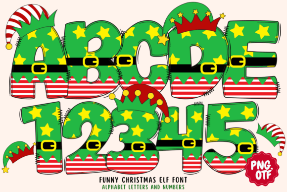 Funny Christmas Elf: A Typeface That Brings Holiday Cheer