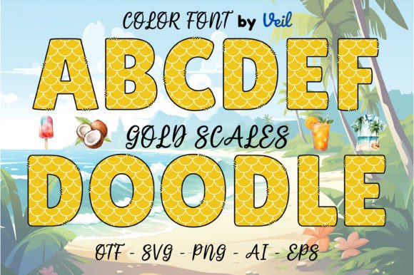 Gold Scales: A Typeface of Refined Opulence