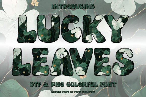 Lucky Leaves: A Color Font That Brings Your Designs to Life
