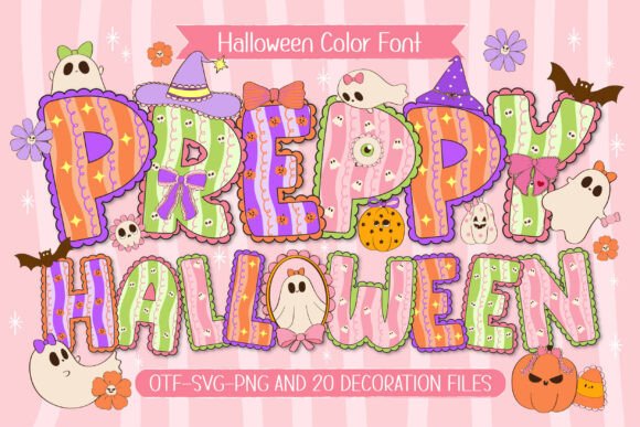 Preppy Halloween: A Fresh Take on Festive Typography
