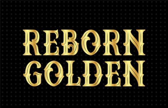 Reborn Golden: Vintage Elegance for Modern Design