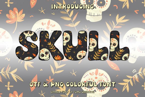 Skull: The Bold Color Font for Impactful Designs