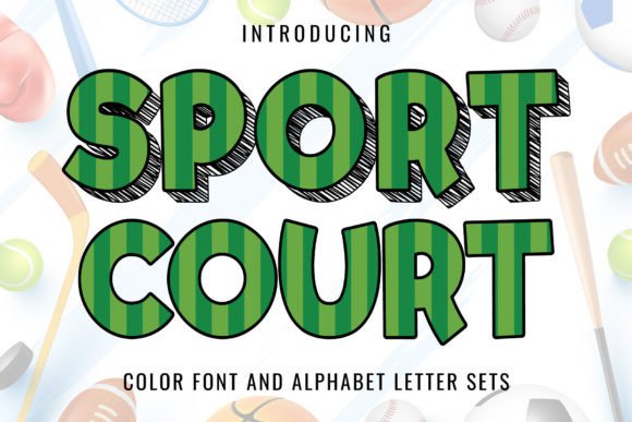 Sport Court Font: A Playful Typeface for Dynamic Projects