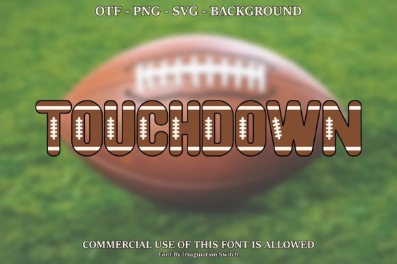 Touchdown: A Colorful Display Font for Impactful Design